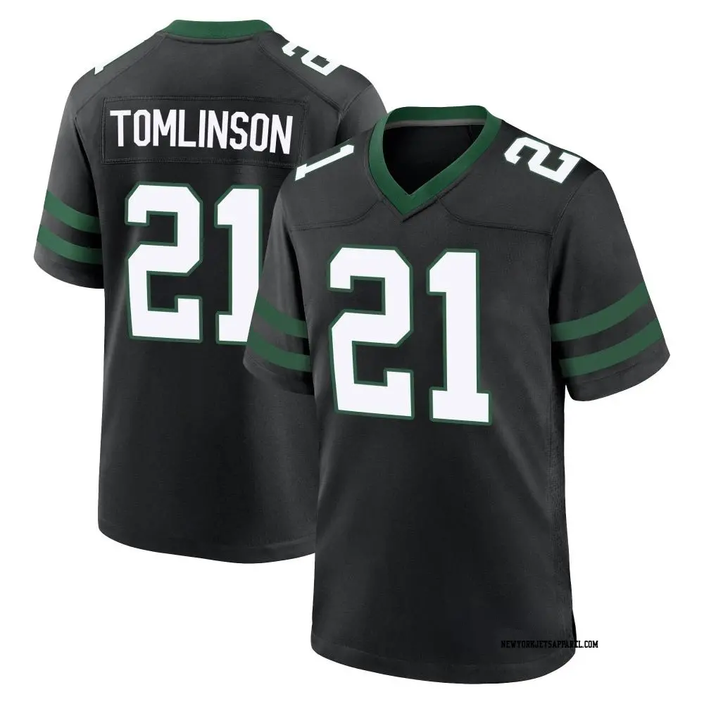 Game Black Men s LaDainian Tomlinson New York Jets Legacy Alternate Jersey Jets Store