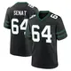 Game Black Youth Greg Senat New York Jets Legacy Alternate Jersey