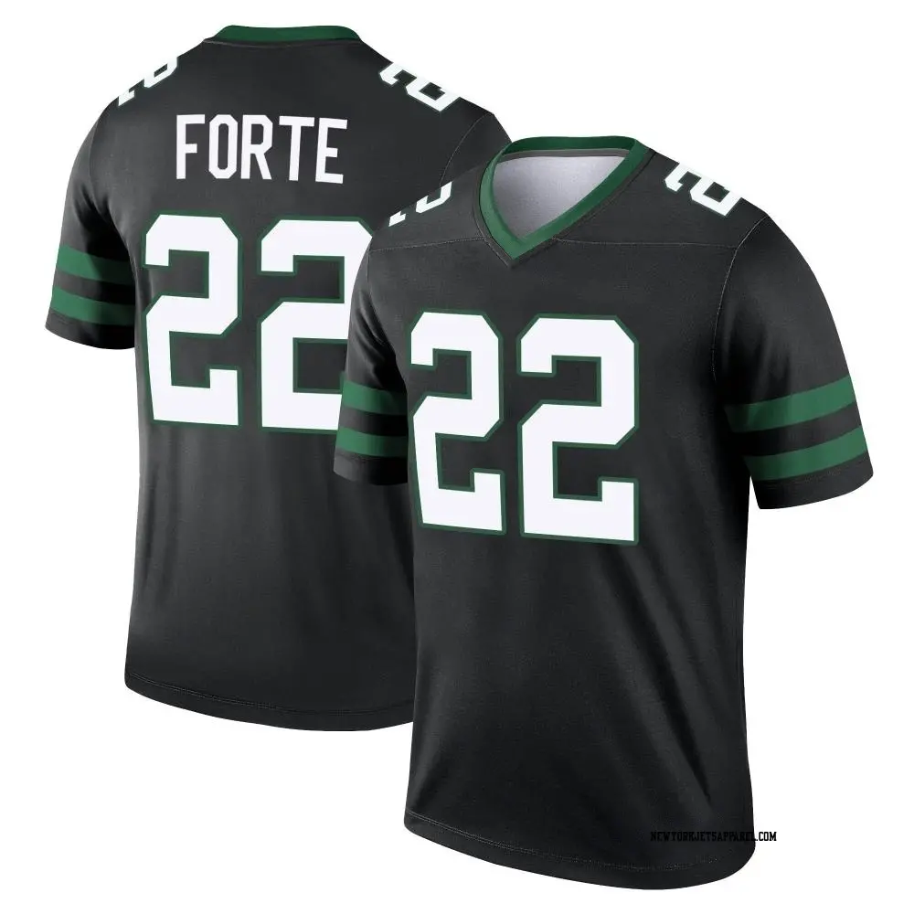 Legend Black Men s Matt Forte New York Jets Legacy Jersey Jets Store