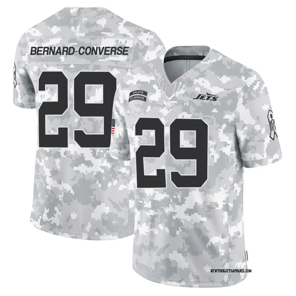 Jarrick Bernard Converse Jersey for Men Women and Kids Jets Store