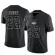 Limited Black Men's Matt Forte New York Jets Reflective Jersey