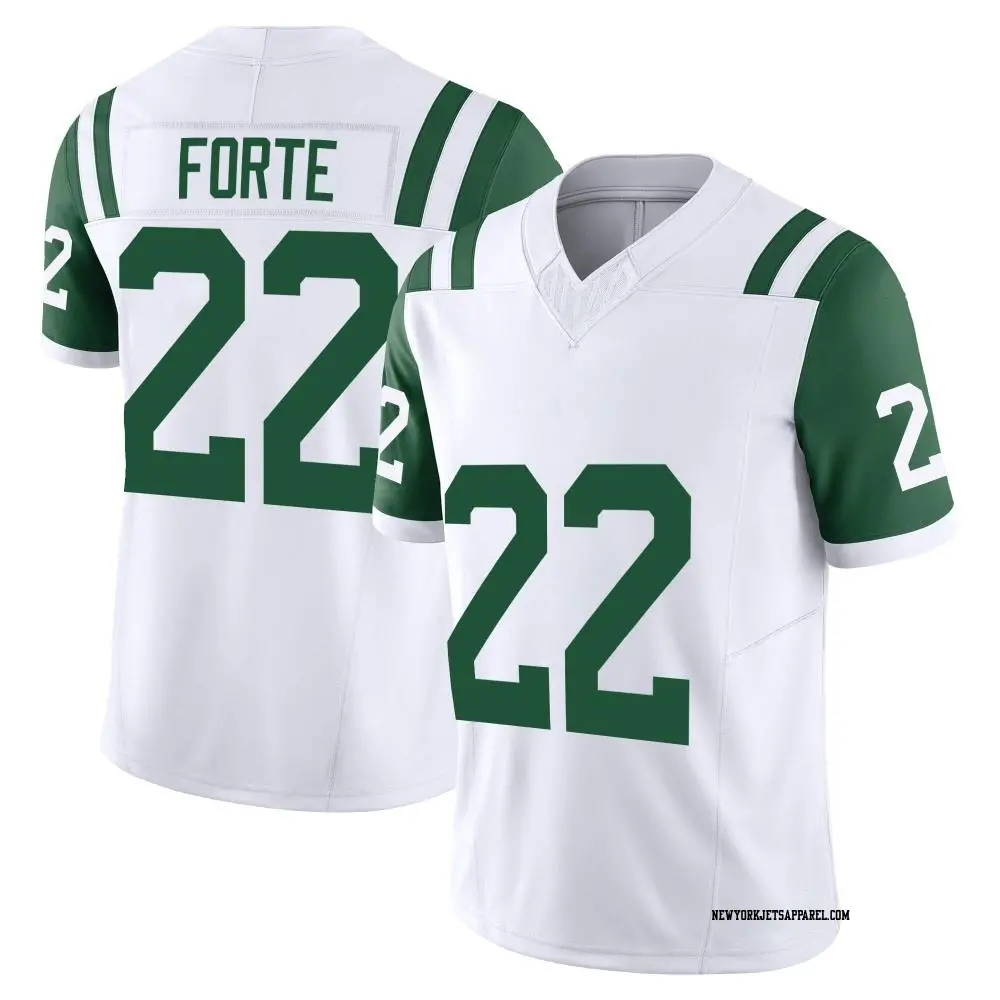 Limited White Men's Matt Forte New York Jets Classic Alternate Vapor F.U.S.E. Jersey